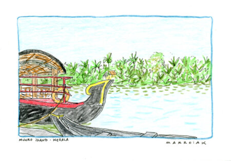Backwaters in Kerala, India