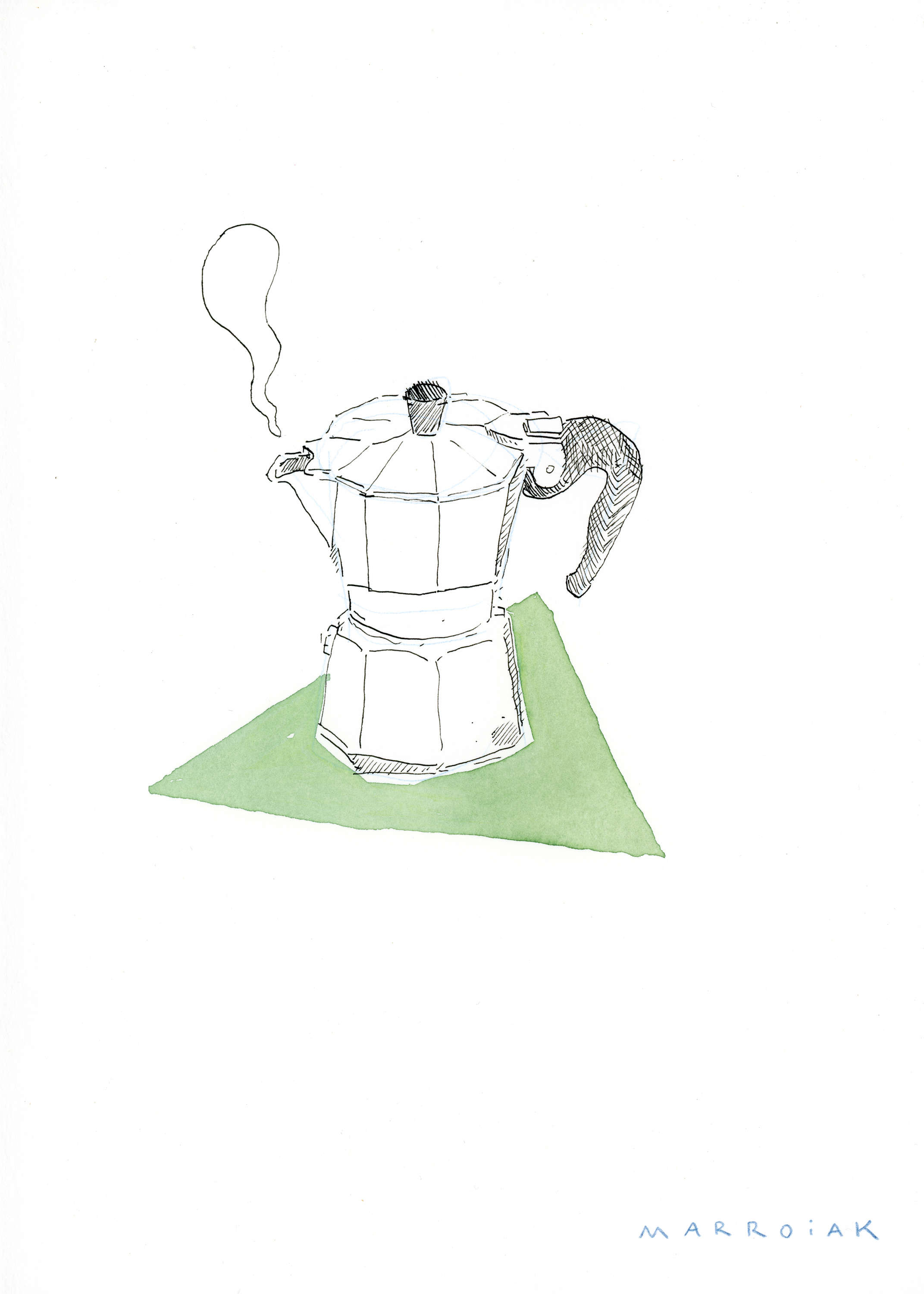 Pianta di caffè verde