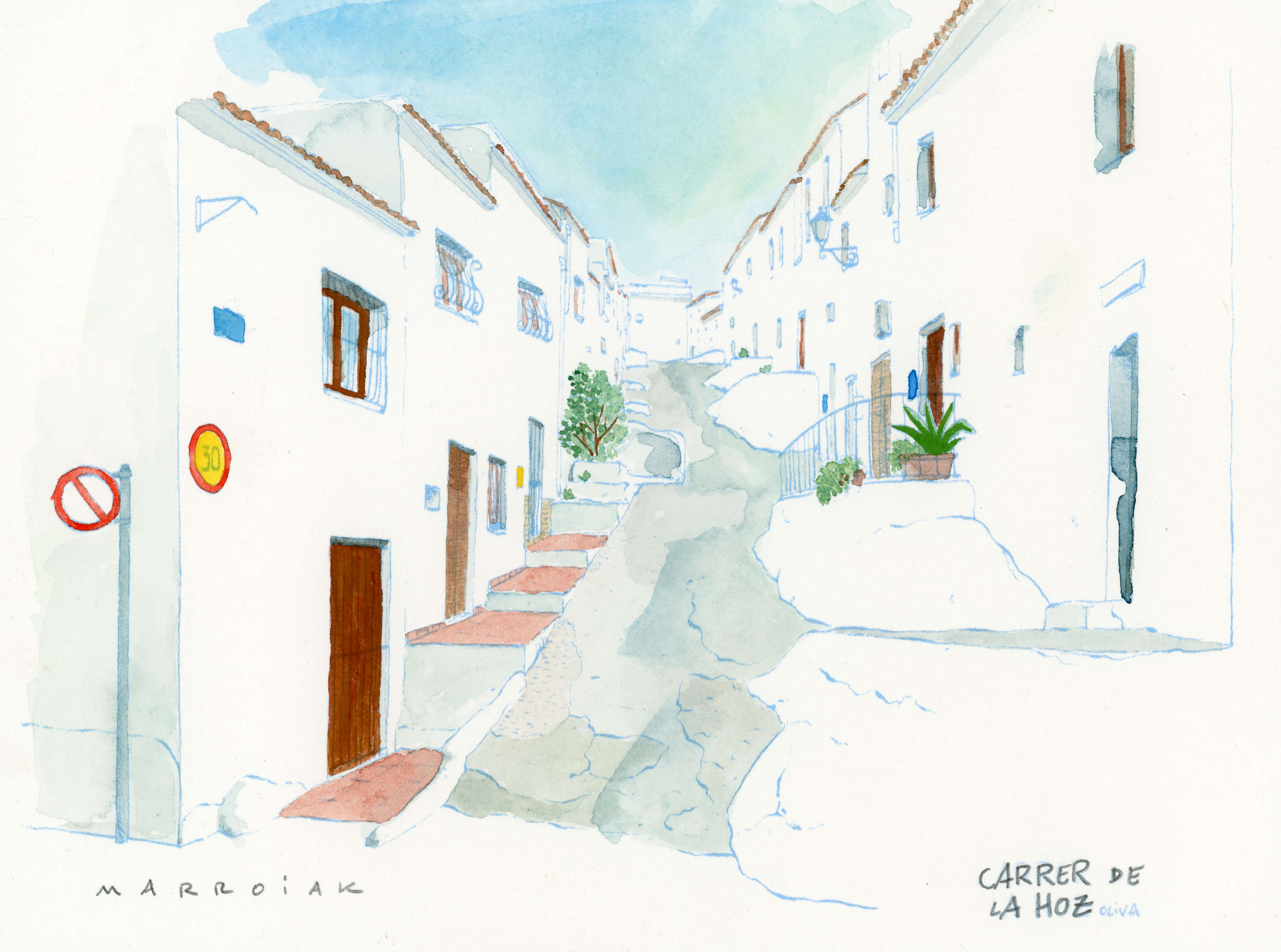 Asta originale di Carrer de la Hoz