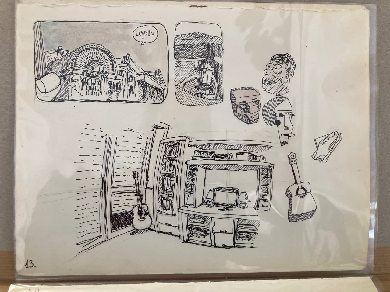 Quaderni d'artista, sono ancora lontano da Leon