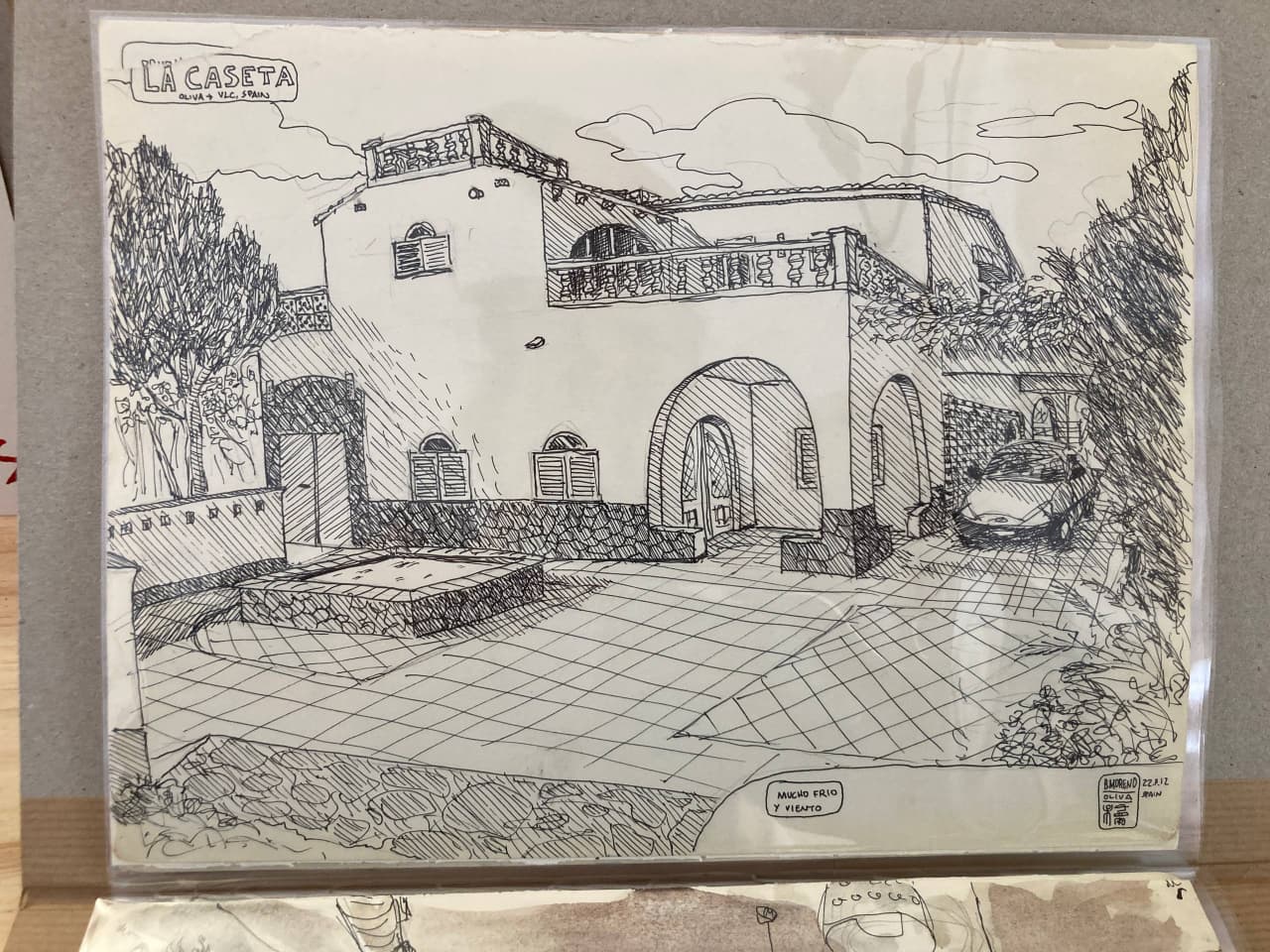 Quaderni d'artista, sono ancora lontano da Leon