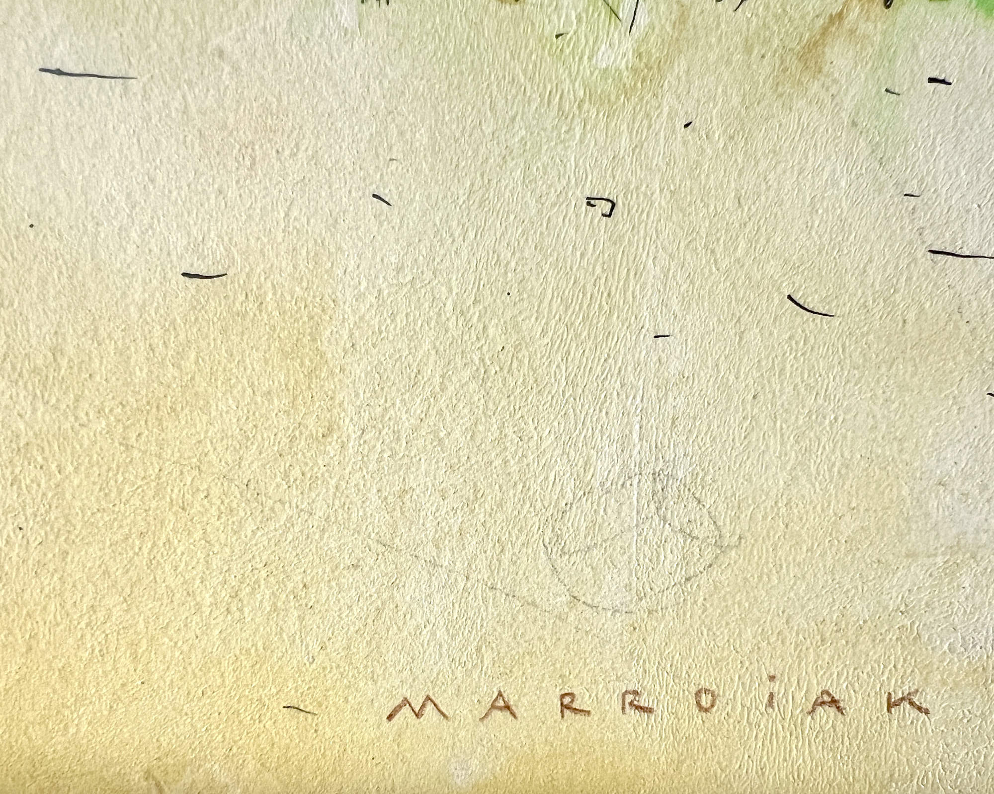 小さな波の絵画の詳細