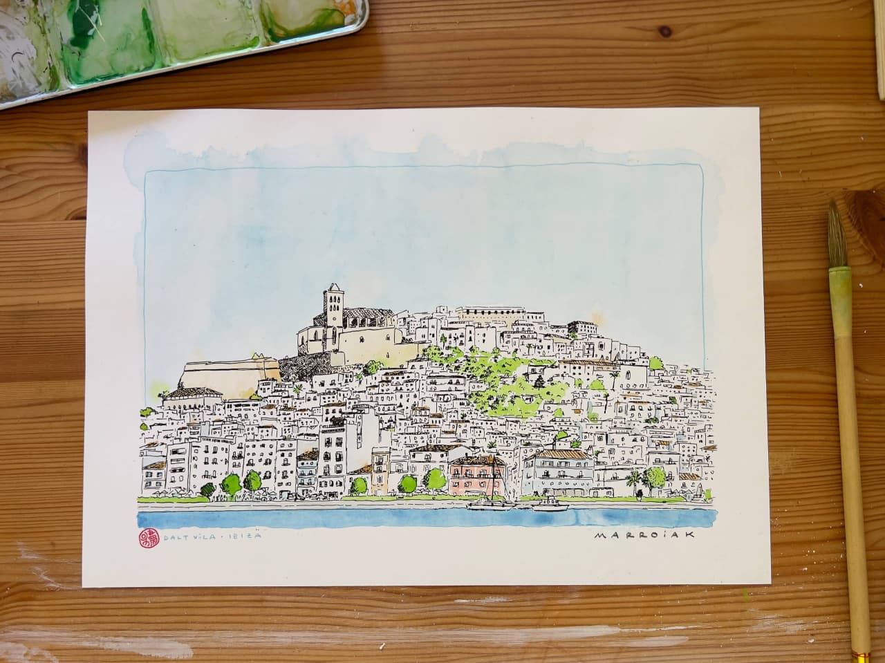 Asta Seri originale di Ibiza Dalt Vila