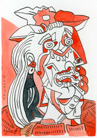 the woman who cries by picasso original auction version