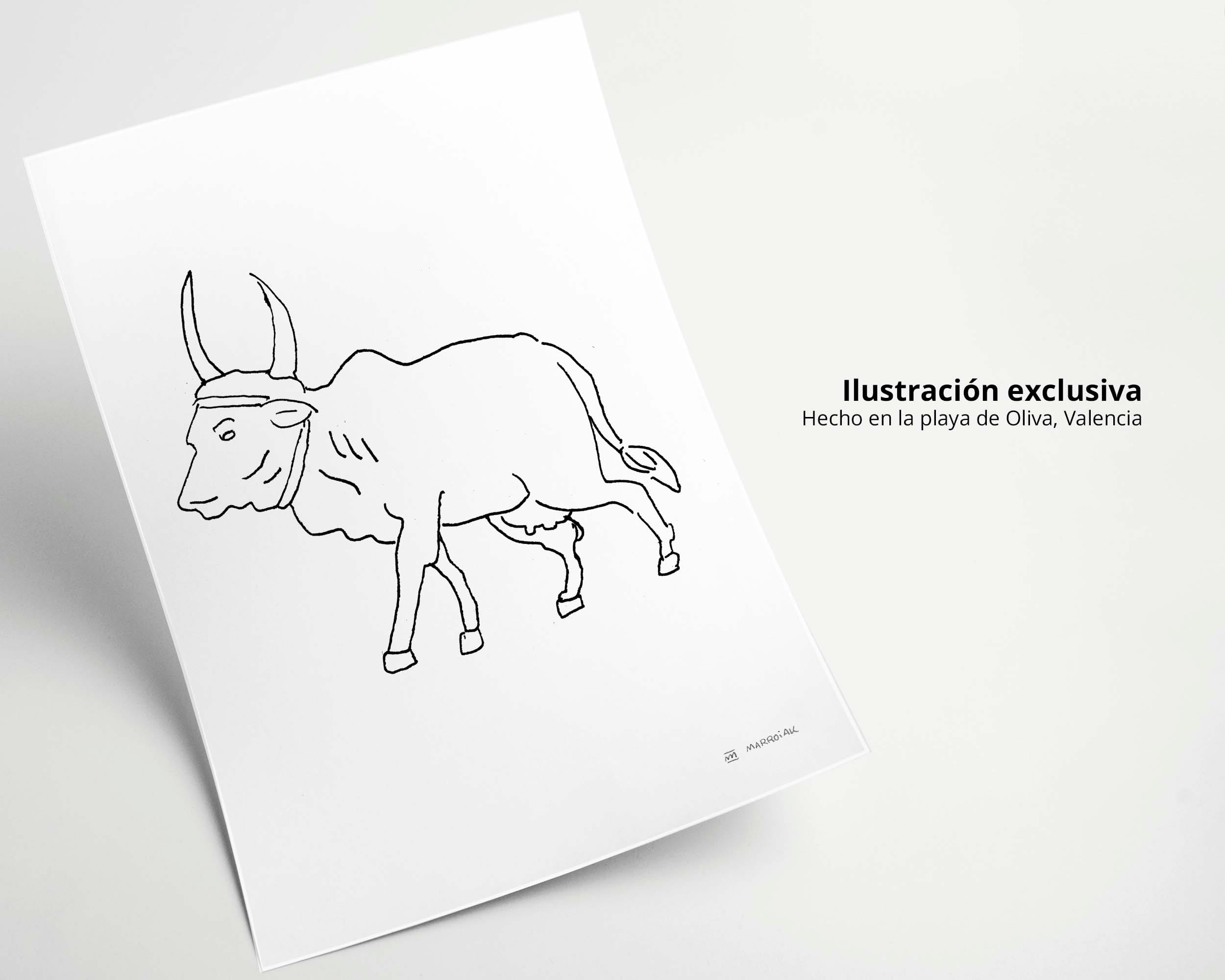<strong>Vaca India Brahman</strong>. <small>Lámina ilustración</small> - immagine 2