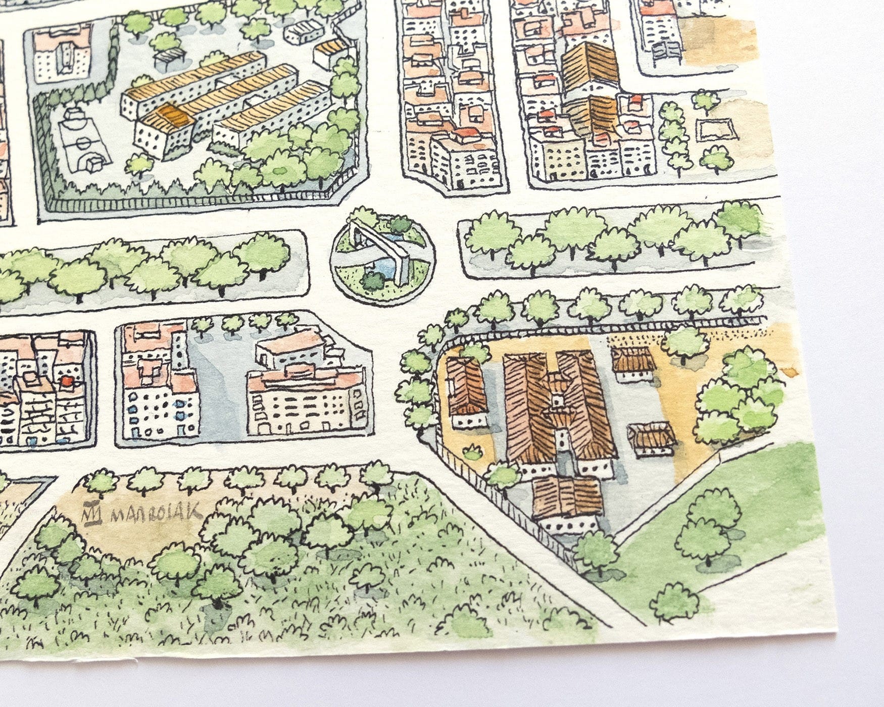 Mapa del Centro Histórico de Oliva - Image 3