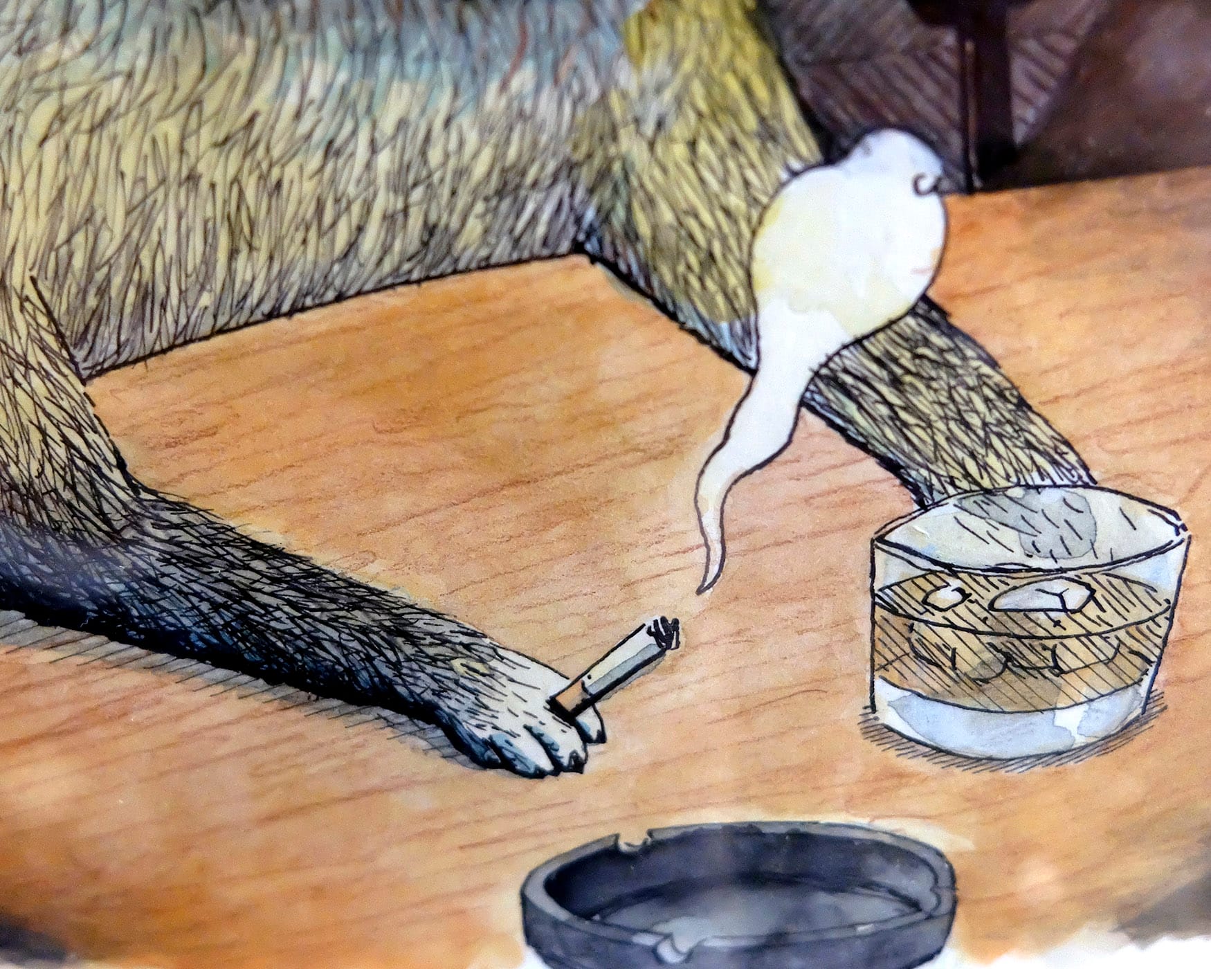 Original ilustración el Gato borracho - immagine 2