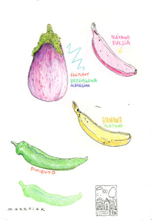 バナナと野菜のオリジナルオークション抽選