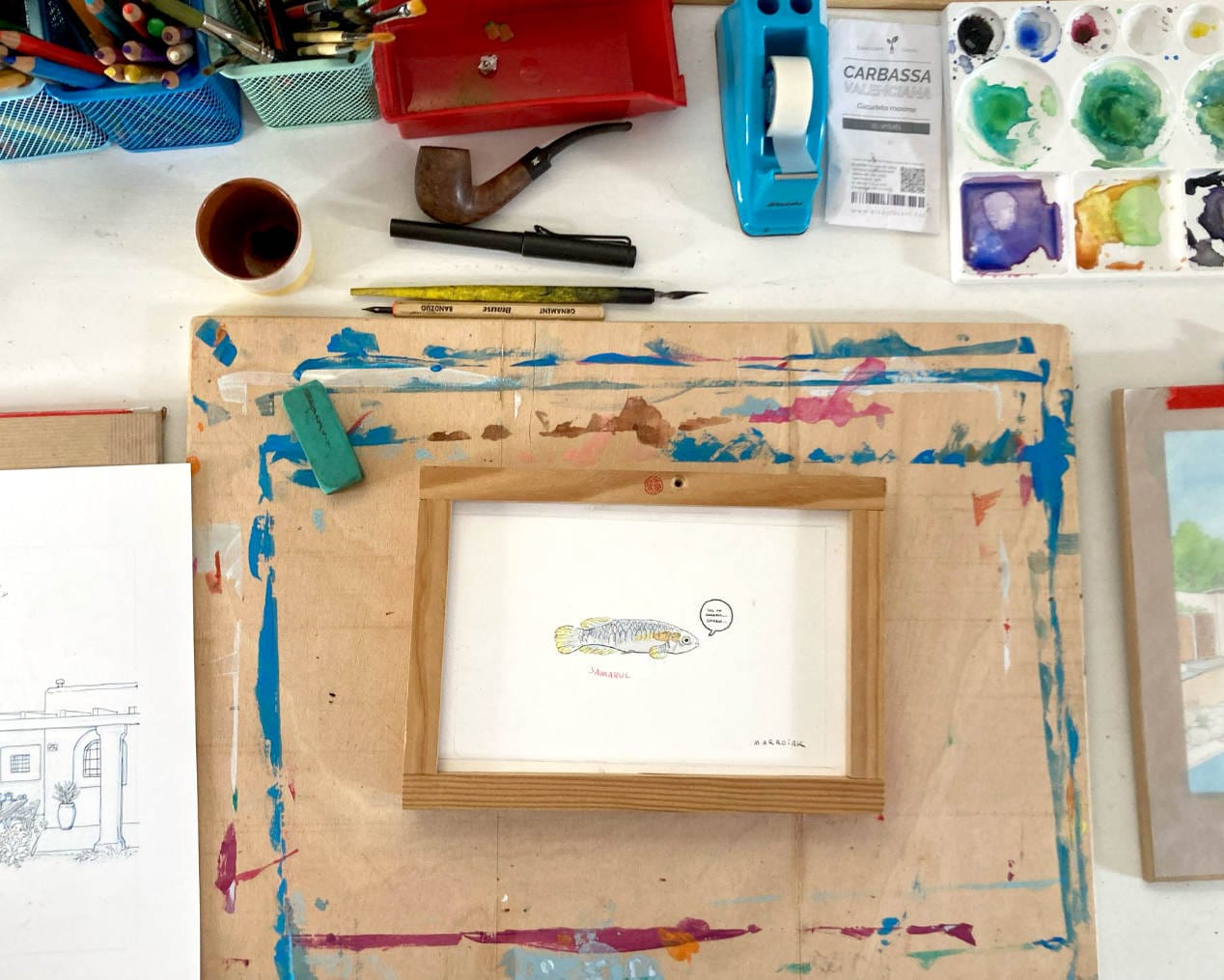 Samaruc nell'asta di disegni del laboratorio