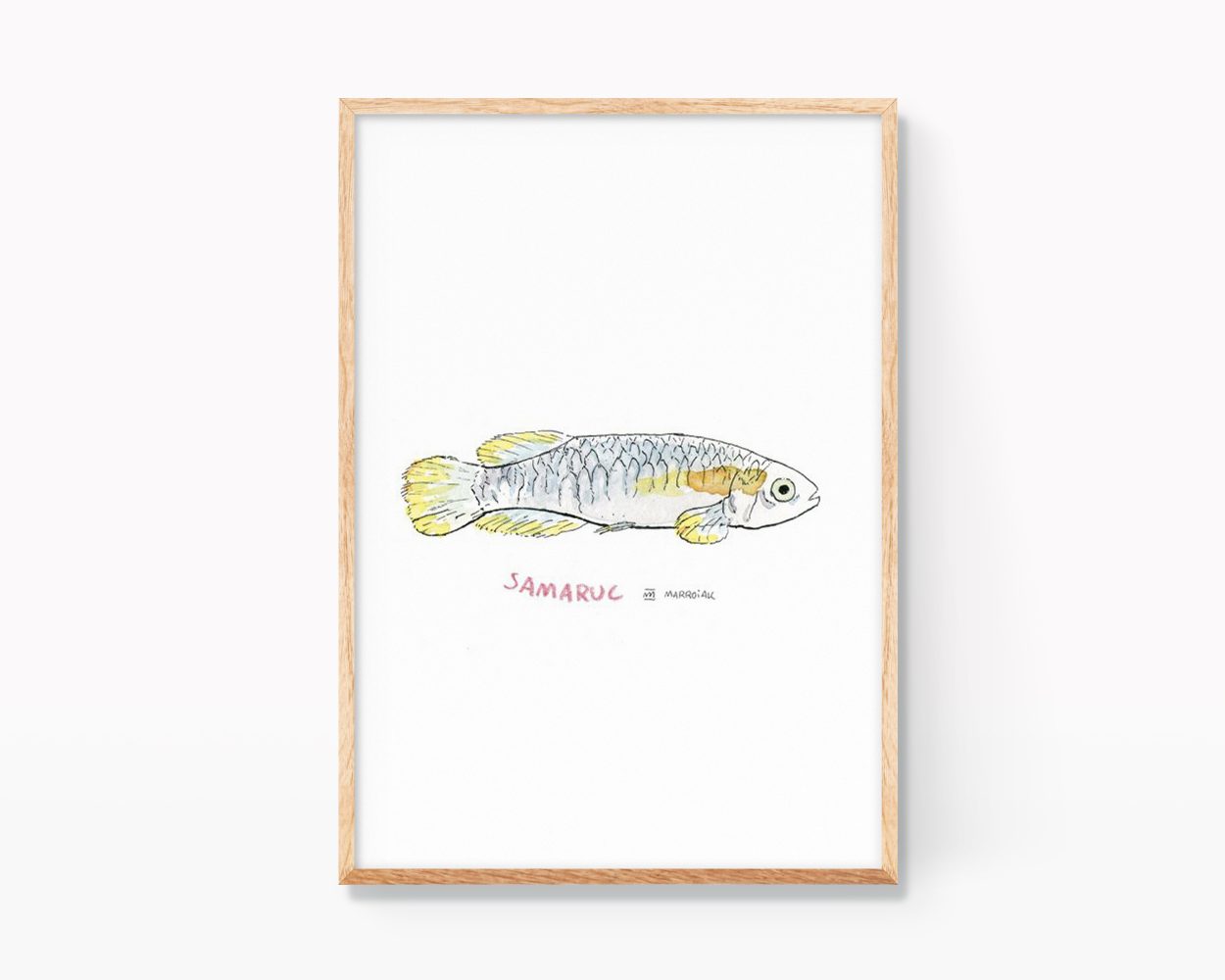 samaruc fish print