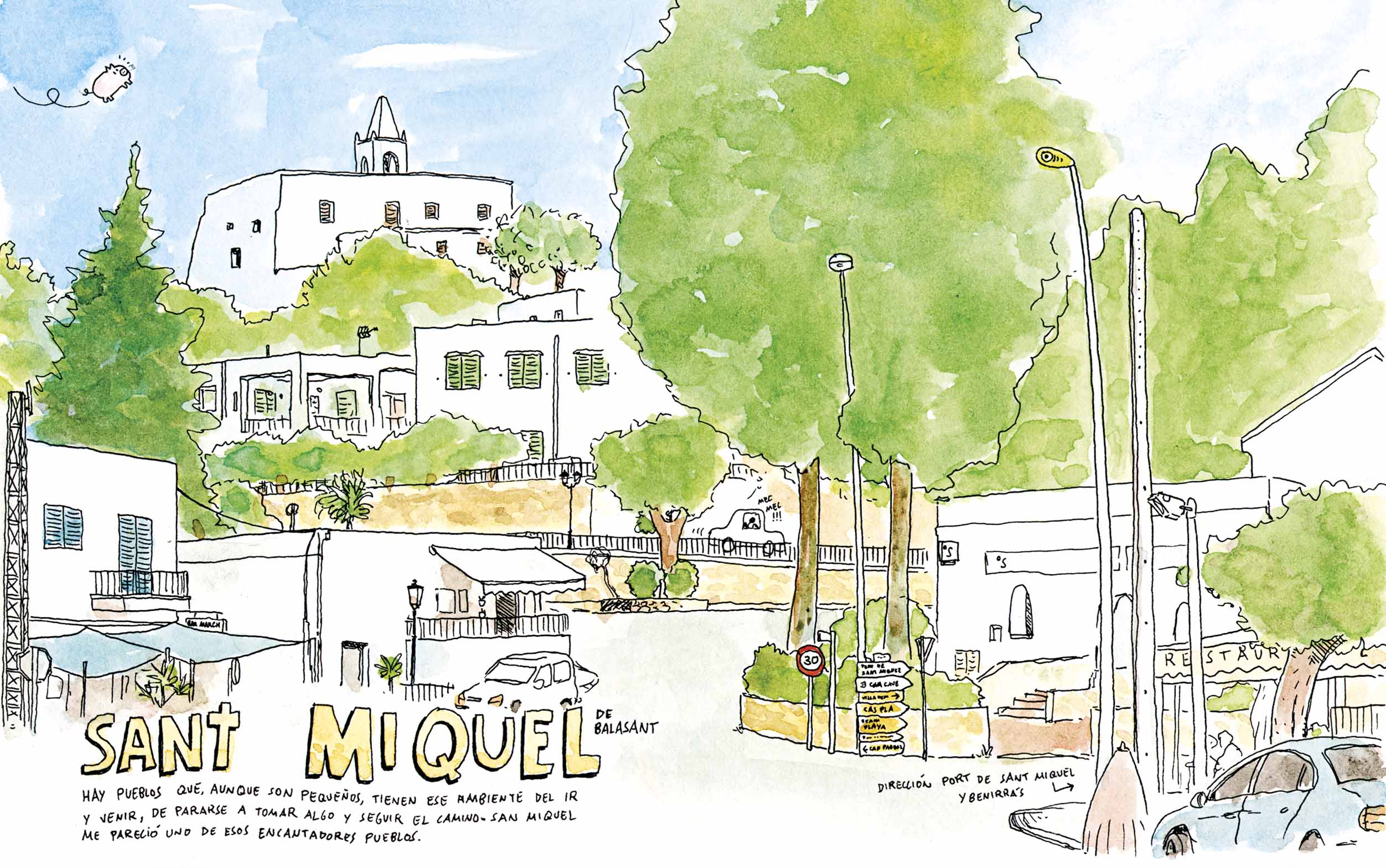 sant miquel ibiza landscape