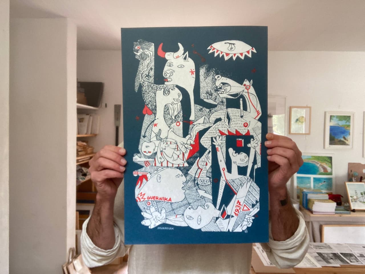 Serigrafia originale di Guernica Picasso all'asta